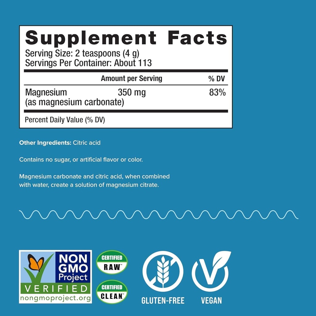 Naturlig Vitality Natural Magnesium Calm (2 flasker af 16 Ounce)