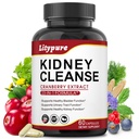 23-in-1 Nyre Rengøring Detox & Reparation med 50: 1 Tranebær Extract 124; Botanisk Formel for Urinære Tract Wellness