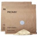 ProMix Nutrition Plant- Based Vegan Protein Powder, Unflavored - Pea Protein & Vitamin B- 12 - Poster workout Fitness & Nutrition Shakes, Smoothies, Bagning & Madlavning Opskrifter - 5 Pund (pakke med 2)