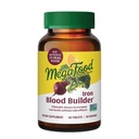 MegaFood Blood Builder jerntilskud til kvinder & mænd - Øge jernniveauer uden bivirkninger - Combat Træthed - med vitamin B12, Folsyre & C-vitamin til absorption - Vegan - Unflavored - 30 Greve (pakke med 1)