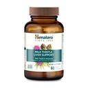 Himalaya Milk Thistle Leverstøtte - med Chicory, Andrographis, Mælkebøtte, og Silymarin til lever rense, Detox og funktion - Vegan, Non- GMO, Gluten Free, 350 mg, 60 kapsler