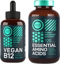 WILD FUEL Essential Aminosyre supplement og Vegan Vitamin B12 flydende energi Bundle