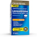 Good Sense Levecoctirizine Dihydrochloride Tablets, Antihistamin, 5 mg, 35 Count (pakning med 1 stk.)