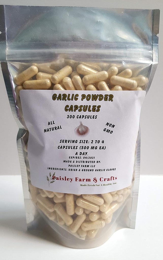 Hvidløg kapsler - Variety Pack størrelser - Made Fresh On Demand! (300 Pk)