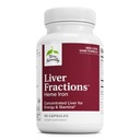 Terry naturligt lever fraktioner - Endurance & Energy Support med Gentle Jern - Kosttilskud Understøtter sund rød blodcelle Dannelse - Jern supplement til leversundhed - 90 kapsler