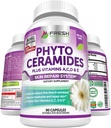 Phytoceramider - 3 måneders levering - Plus hudvitaminer A, C, D & E til hudreparation og foryngelse - Anti Aging Powerhouse for Reducerede fine linier og wrinkler af Fresh Healthcare
