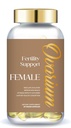 Ovarium ® Fertility Support - Kvinde Blend - Vegansk Multivitamin w / Black Tea Extract, DHA, Omega-3, Chasteberry, & Folate - Understøtter sund Conception & Forbedrer æggenes sundhed (60 kapsler)