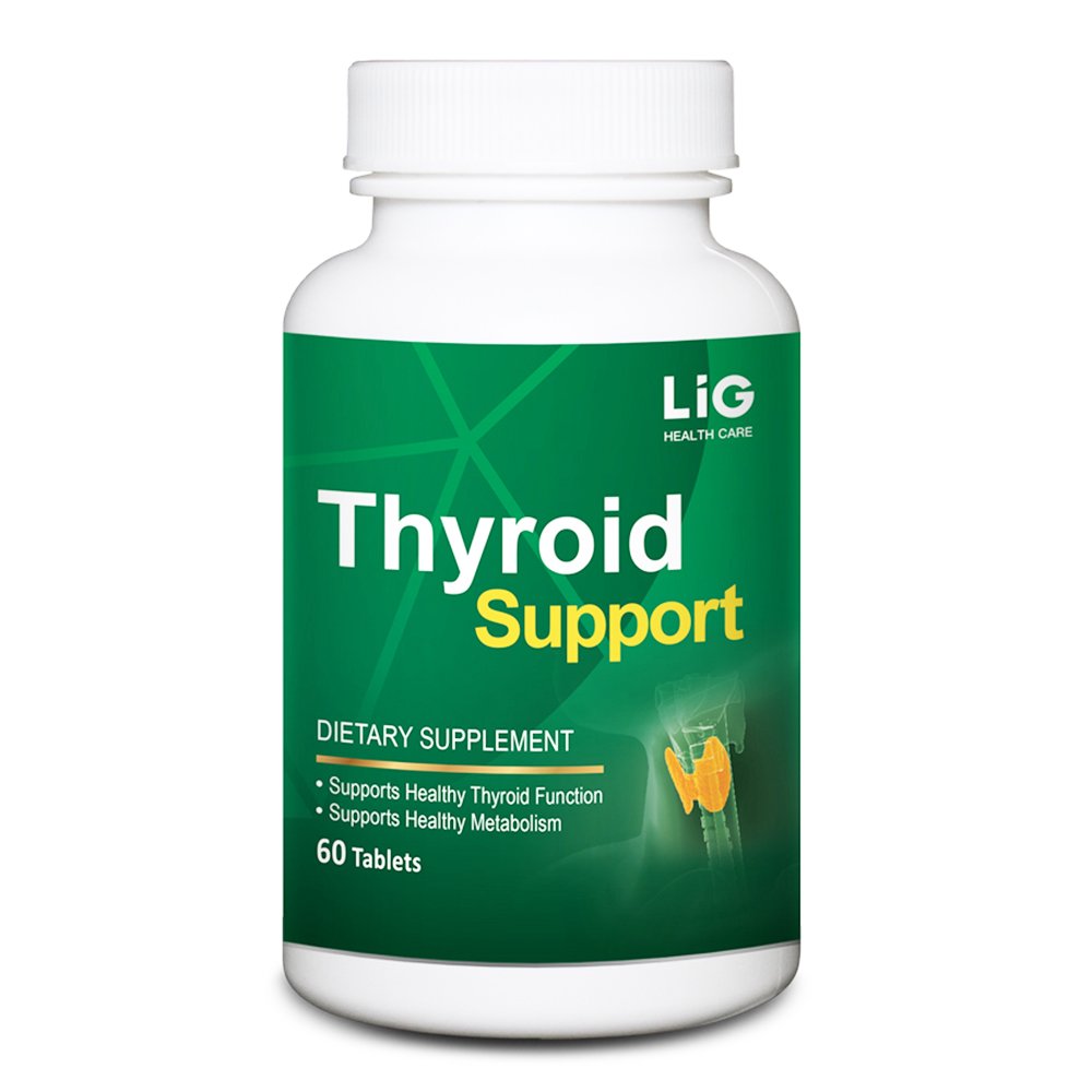 LIG Thyroid Support-Natural Supplement til Goiter & Hashimotos Thyroidistis- Balance Hormone Levels- Keep Thyroid Gland Funktion