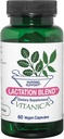 Vitanica Amning Blend, Amning supplement, Amning Support Øge Breast Milk Supply and Flow, Organic Fennel, Milk Thistle, Fenugreek Seed og mere, Non- GMO, Vegan, 60 Kapsler