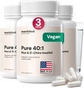 Nourised 40: 1 Myo- inositol & D- Chiro Inositol - Supplement for kvinder med fertilitet, hud sundhed, eller menstruelle cyklus symptomer - Hormonbalance for kvinder - 360 kapsler