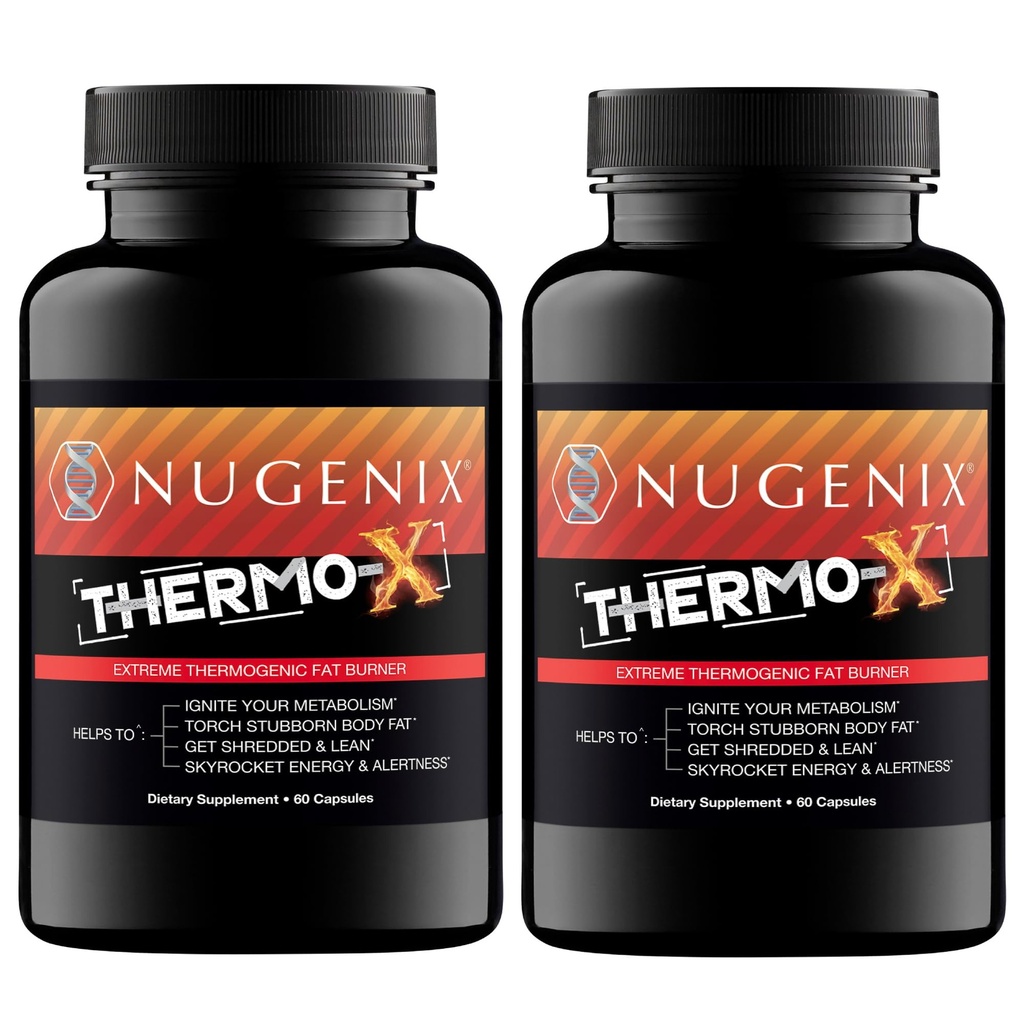 Nugenix Thermo- X: Termogent fedt brænder supplement til mænd, ekstrem metabolisk accelerator, 120 Tæl