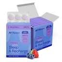 Neuro Melatonin 5 mg søvn & recharge mints (72 stykker) - hurtig opløsning melatonin sukker gratis mints med Lemon Balm & kamille for bedre søvn - rolig søvn supplement for voksne - nat Berry Flavor