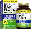 Nature 's Truth Raw Flora Probiotic med Prebiotics Memory 124; 40 Millioner CFU