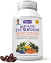 ANDREW LESSMAN Ultimate Eye Support 180 Softgels - 12mg Lutein, 6mg Zeaxanthin, Bilberry, Key Nutrients to Support Eye Health and Promote Sund Vision. Ingen tilsætningsstoffer. Let at sluge Softels