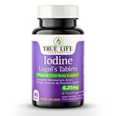 Lugol 's Jod Tablets 6. 25 mg - Præcise- Dosis Thyroid & Energy Support - No Harsh Liquid, Stable Kalium Iodide Supplement - 90 Ct, Non- GMO, Ingen konserveringsmidler