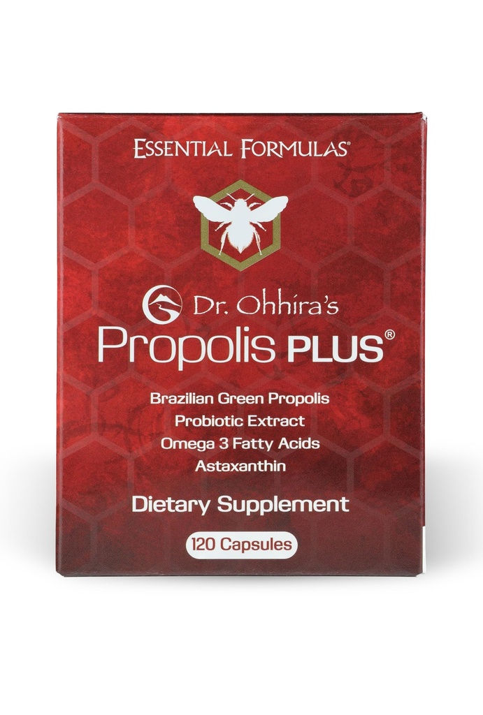 Dr. Ohhiras Propolis Plus med Brasiliansk Green Propolis, 120 kapsler
