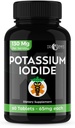 Kalium Iodide Pills tabletter - 1- Pack 130mg Servering I alt 60 tabletter - Dr. Emys Kalium Iodide tabletter