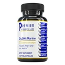 Premier Research Labs EPA DHA Marine Softgels - Omega 3 Fish Oil, EPA DHA Omega 3 Supplement, Fedtsyrer til kvinder & mænd, Natural - 90 Softgel kapsler