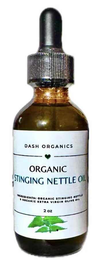 Økologisk Stinging Nettle Oil against 124; 2 oz against 124; Kraftfuld naturlig hårpleje olie