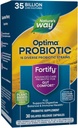 Naturens måde Fortify Optima Probiotic for voksne, 35 Millioner levende kulturer, 15 Stammer, Understøtter fordøjelsesbalance og immunforsvar *, Ingen køling påkrævet, 30 kapsler (Packaging May Vary)