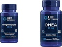 Life Extension Grapenolon 50mg og DHEA 25mg - Hormonbalance og anti- aging kosttilskud - 100 kapsler hver