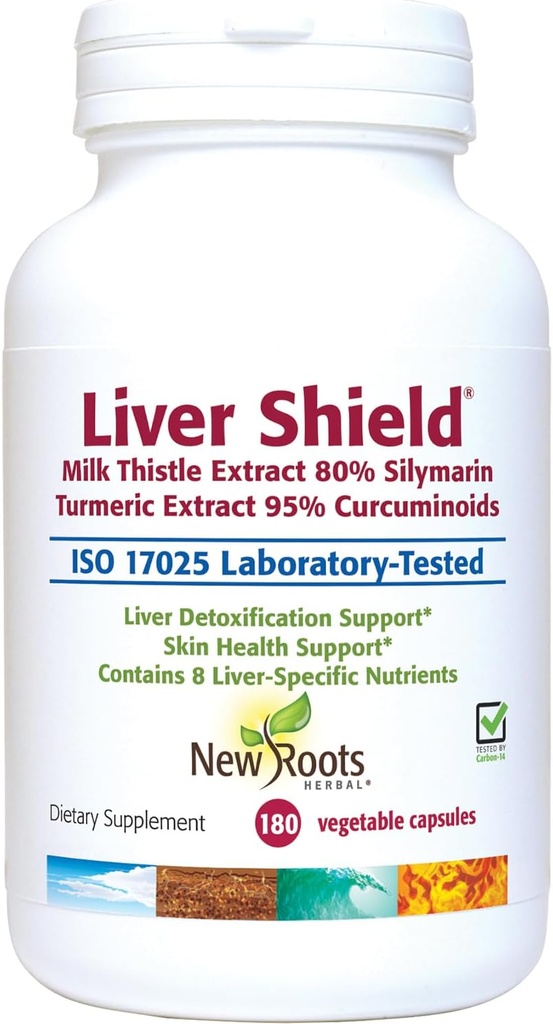 NY ROOTS HERBAL lever rense Detox & reparation supplement, 8-i -1 Formel af mælk tidsel, Curcumin, Artiskoke, Mælkebøtte, Rød Beet, Radish, Schizandra, Fede Lever Support (180 kapsler)
