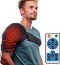 sticro Shoulder Opvarmning Pad Massager for smerte Relief, Vibration Massage Opvarmet Wrap bøjler til venstre højre frossen skulder, Rotator Cuff skade, Gigt for mænd kvinder - XL / XXL