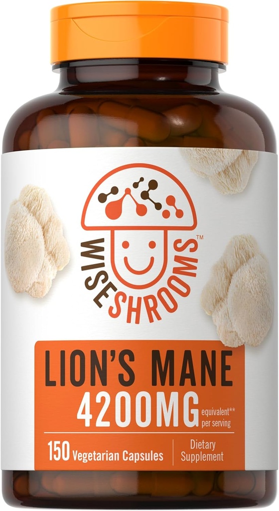Carlyle Lions Mane Supplement kapsler 4200 mg