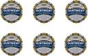 Rawleigh Medicated Salve: 4.5 oz Blue Tin, Topical Chest Rub for Cold, Nasal Congestion, Minor Aches and Pain, with Campher, Menthol & Eucalyptus, Non-Greasy Formel - Pack of 6