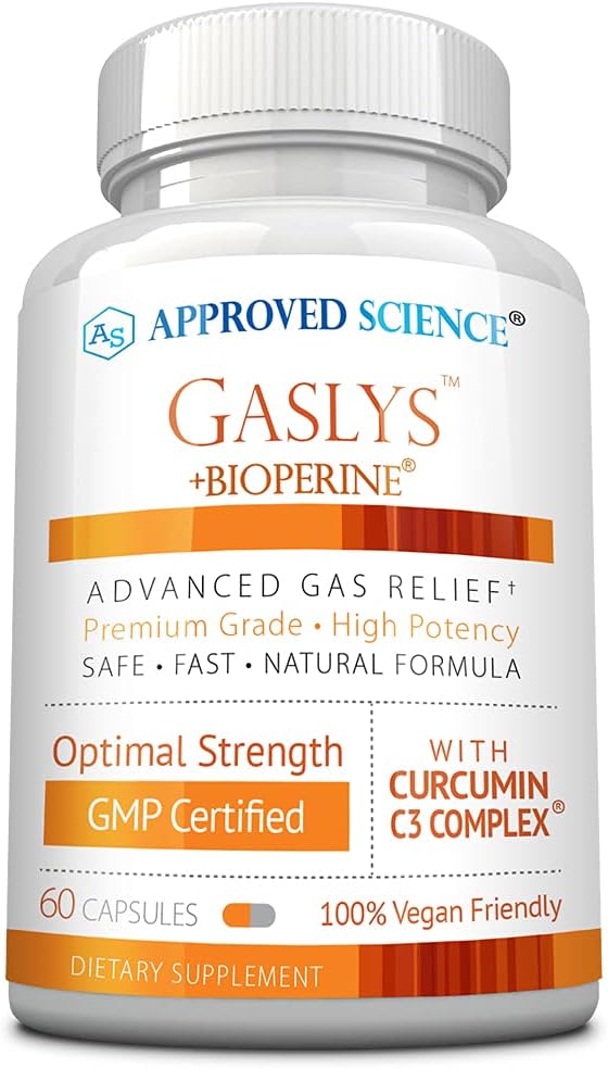 Godkendte Science ® Gaslys ™ - Soothe fordøjelsesmetode, Allowates Gas og Mave kramper - Artichoke Powder, Ginger, Fennel Seed - 60 Greve - Pakke med 1 stk.