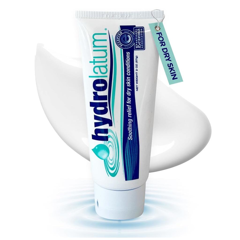 Dry Skin Cream - Hydrating Fugt til Følsomme & Ekstra Dry, Nærende Kropslotion for Mænd og Kvinder - 2oz