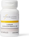 Integrativ terapi Lipase Concentrate- HP - Enzyme supplement til fordampning af fedt - Nutrient Absorption & GI Tract Health Support * - Dairy- Free & Vegan - 90 Greve (45 Servere)