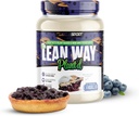 Musclesport Lean Way Plant Protein - Pea Protein og Brown Rice Protein Blend, med tilføjet CLA, MCT og L- Carnitin - 20 Servere (Blueberry Cobbler)