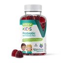 Viteey Probiotic Gummies for Kids Plus Prebiotics Fiber - 2 milliarder CFU 'er - fordøjelsessygdomme, Gut Health, Forstoppelse Relief for Kids Support - Vegan, Gelatine Free - Chewable Probiotic Berry Flavored