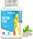 NuBest Doctor Plus med calcium, D3- vitamin, vitamin K2 (MK7), Magnesiumkapsler til knoglestyrke, sunde knogler, immunitet, kalcium Max Absorption for alder 10 + 4; 60 kapsler