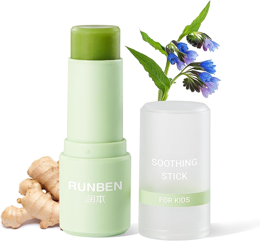 RUNBEN Mosquito Bite Itch Relief Stick, Safe Itch Relief for Baby & Kids, Anti Itch Cream for Bug Bite, Plant-Based, Easy to Use, 0.24 oz