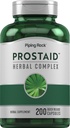 Piping Rock Prostata Supplement for mænd; 200 Capsules Tea 124; Prostaid Herbal Complex Uddrag med Saw Palmetto, Pygeum, Stinging Nettle Tea 124; Non- GMO, Gluten Free