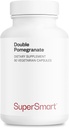 Supersmart - Double Pomegranate (High Strength) - 90% Ellaginsyre & 40% Punicalagins - Pomegranate Extract Supplement - Advanced Antioxidant Mea124; Non- GMO & Gluten Free - 90 Vegetariske Kapsler
