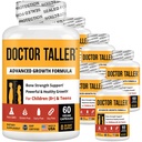 NuBest Doctor Taller - Height Growth Formula - Supports Height Growth and Immunity - Keto with Calcium, Vitamin D3, Vitamin K2, Amino Acids & Herbs for Children (8+) - 6 Pack | 6 Month Supply