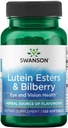 Swanson Lutein & Bilberry 6 / 20 Milligram 120 Sgels