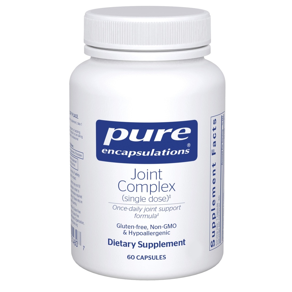 Ren indkapsling Joint Complex (enkeltdosis) Note 124; Once- Daily Supplement til støtte Joint Mobility, Comfort, Tissue, og Cartiage Health * Note 124; 60 Kapsler