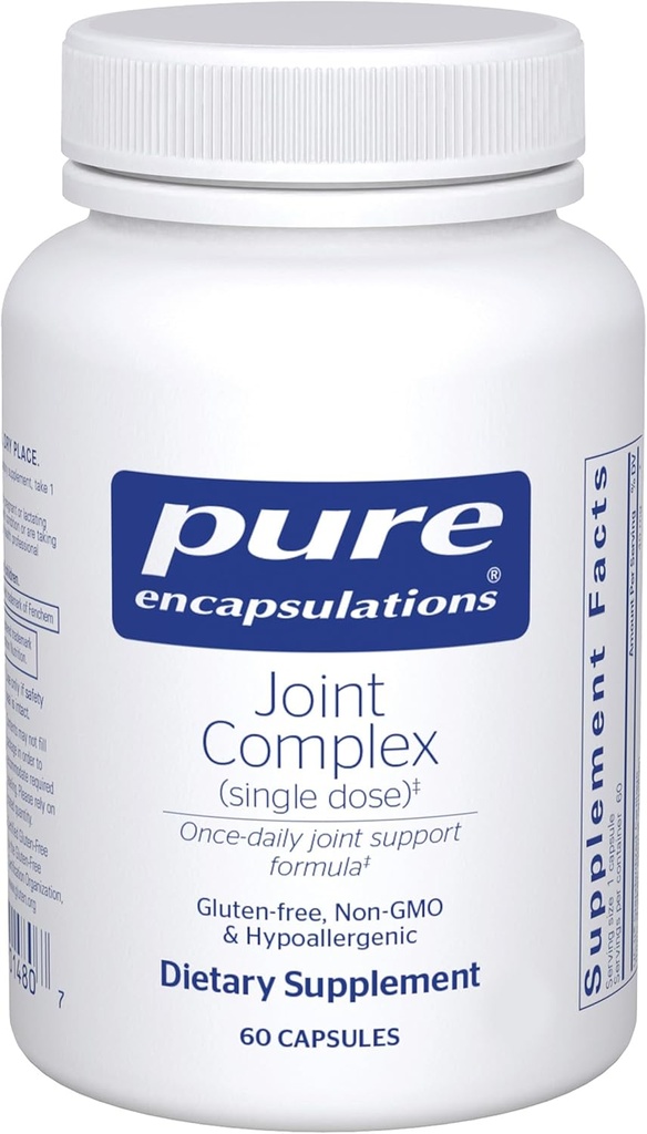Ren indkapsling Joint Complex (enkeltdosis) Note 124; Once- Daily Supplement til støtte Joint Mobility, Comfort, Tissue, og Cartiage Health * Note 124; 60 Kapsler