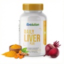 Daily Lever Plus Lever Note 124; 60 kapsler Lever Cleanse Detox & Support Supplement med mælk tidsel, Mælketidsel, Mælkebøtte, gurkemeje, Artiskok til forbedret leversundhed & reparation - Ideel til daglig brug