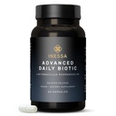 Inessa Daily Biotic - Probiotika til kvinder fordøjelsessygdomme med forsinket udgivelsesteknologi - Avanceret Probiotisk med 10 milliarder CFU - Lactobacillus Rhamnosus Strain 60 Veganske kapsler til mænd og kvinder