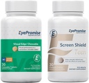 Øjenlove Vizual Edge Chew Performance Eye Vitamin Screen Shield Teen Chewable Eye Vitamin
