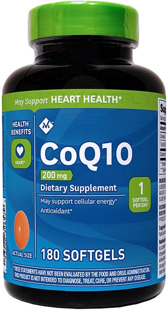 Medlemmer Mark CoQ10 200 mg. (180 Greve.)
