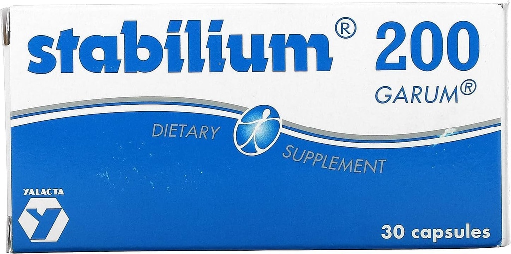 Nutricology Stabilium 200 - Naturlige sovemidler til voksne, Stress Relief kosttilskud, Søvnstøtte, Fish Oil, A-vitamin, B6-vitamin, sovepiller - 30 Greve