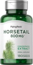 Piping Rock Horsetail Capsules 800 mg 1 124; 180 Tæl 1 124; Herb Extract Supplement 1 124; Non- GMO, Gluten Free