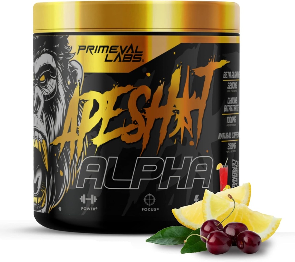 Primeval Labs Ape Alpha Natural Pre Workout for mænd og kvinder