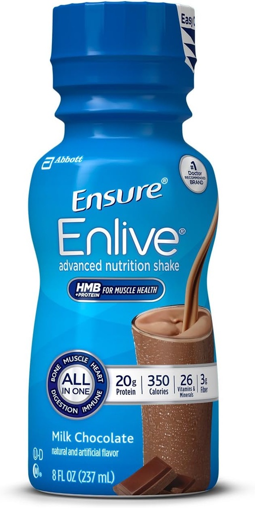 Sørg for at leve avanceret ernæring Ryst med 20 gram protein, Meal udskiftning Shakes, Milk Chocolate, 8 fl oz, 16 tæller